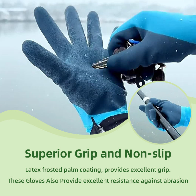 10 Pairs Waterproof Winter Work Gloves Freezer Gloves